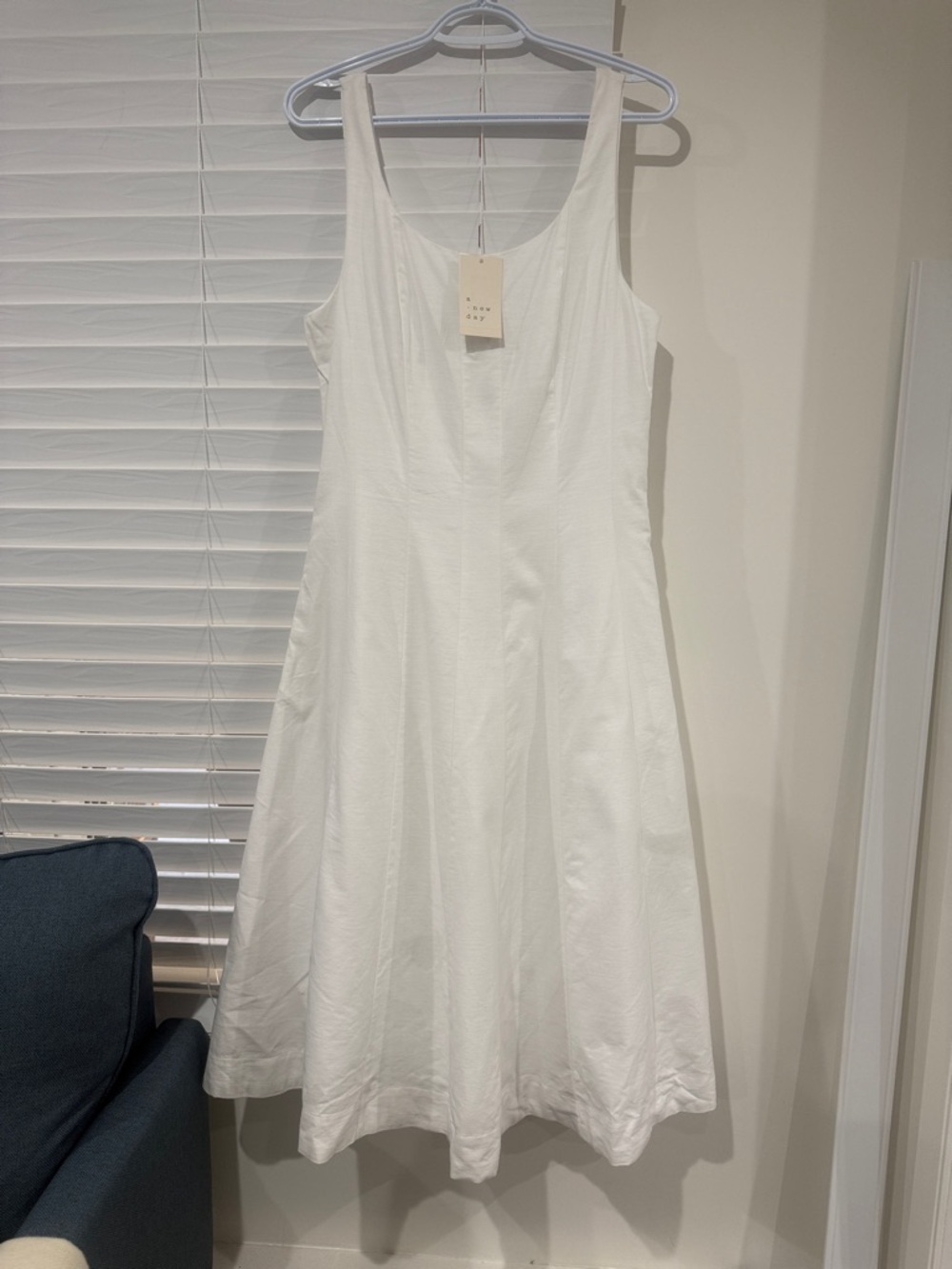 a new day White Scoop Neck Sleeveless Maxi Dress